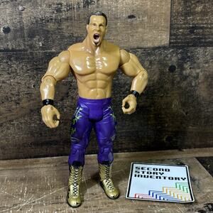 2003 WWF WWE Jakks Chavo Guerrero Wrestling Figure Purple Tights 7''